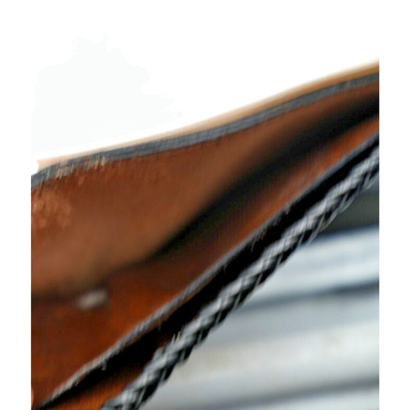 Vintage 1962 Handmade Leather Wallet Tooled Western Floral Design with Black - Picture 7 of 7